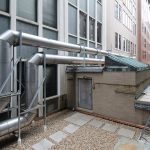 Rooftop generator installation location