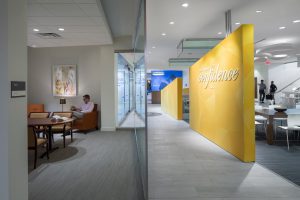 University of Maryland Global Campus lobby and meeting area