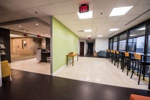 Society of Interventional Radiologists common area with seating