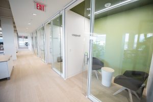 Transurban hallway of meeting spaces