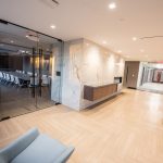 Health Management Associates common area with view of conference room