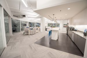 Scheer Partners common area with kitchenette