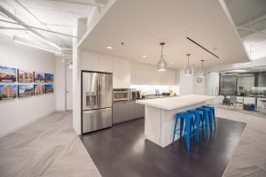Scheer Partners common area with kitchenette