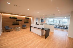 JPA Health Communications lobby/receptionist area