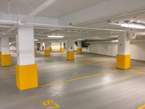 Verizon Baltimore Parking Garage interior
