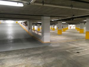 Verizon Baltimore Parking Garage entrance/exit ramp