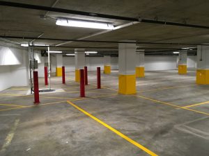 Verizon Baltimore Parking Garage interior