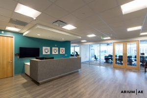 University of MD IT Department reception area